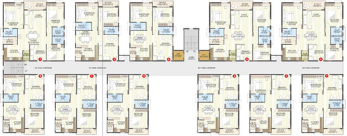 Floor Plan of EIPL Skyila in Puppalaguda, Hyderabad - Image 235018