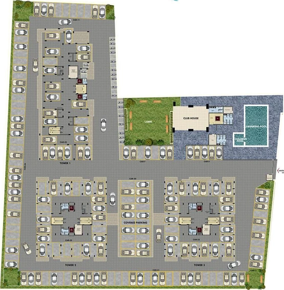 Master Plan of SDPL Shree Swaminarayan Enclave in Wathoda, Nagpur - Image 227533