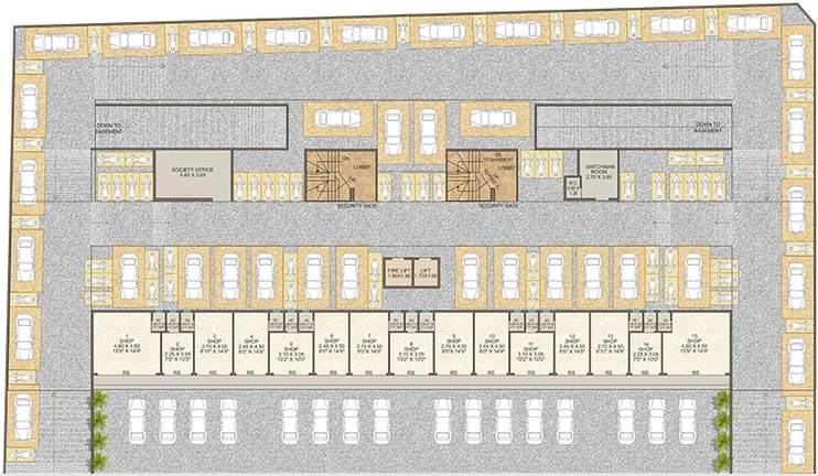 Master Plan of Ravindra Ganadhish Park in Kamatwade, Nashik - Image 228690