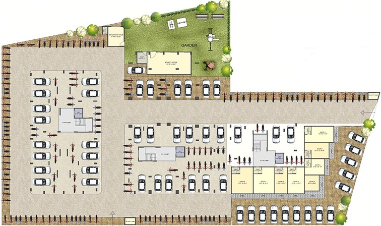 Master Plan of Ravindra Prathamesh Park in Makhmalabad, Nashik - Image 228697