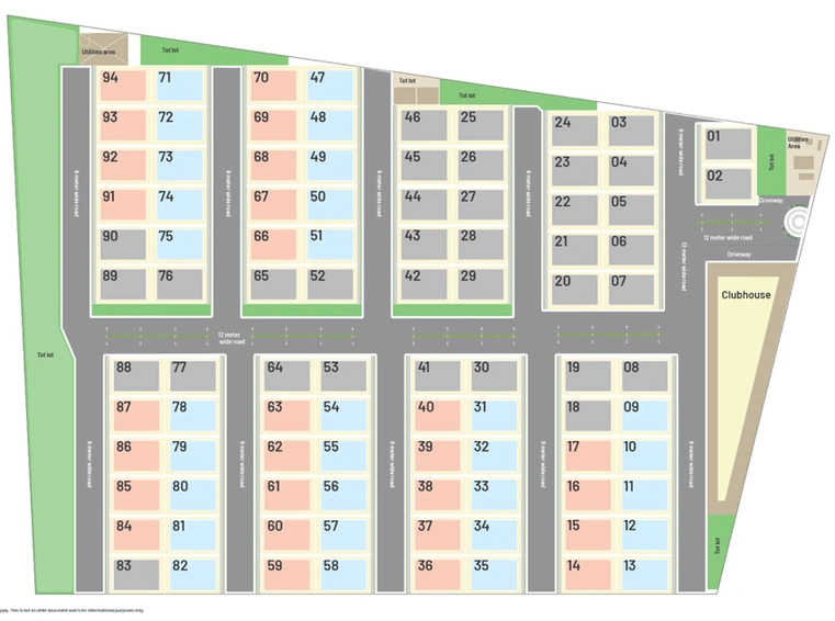 Master Plan of Indis Myra Villa in Kompally, Hyderabad - Image 235062
