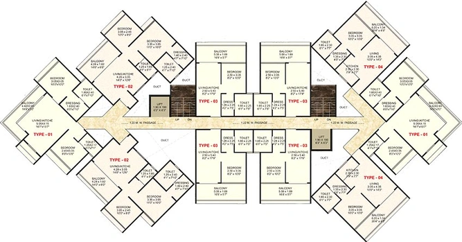Floor Plan of Ravindra Vintage Valley in Igatpuri, Nashik - Image 228712