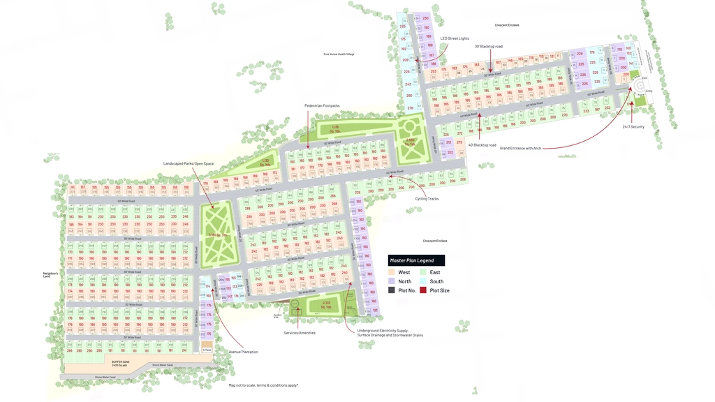 Master Plan of Indis Sprindale in Mansanpally, Hyderabad - Image 317293