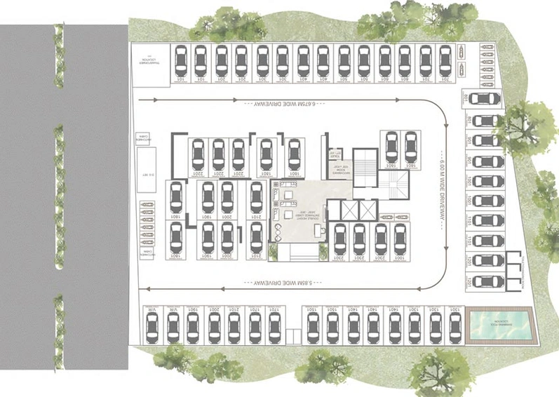 Master Plan of Rushiraj Highlands in Anandvalli, Nashik - Image 263979