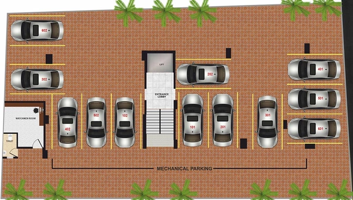 Master Plan of Rushiraj Radiance in Gangapur Road, Nashik - Image 228751