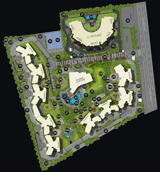 Master Plan of Phoenix One Bangalore West in Rajajinagar, Bangalore - Image 125611