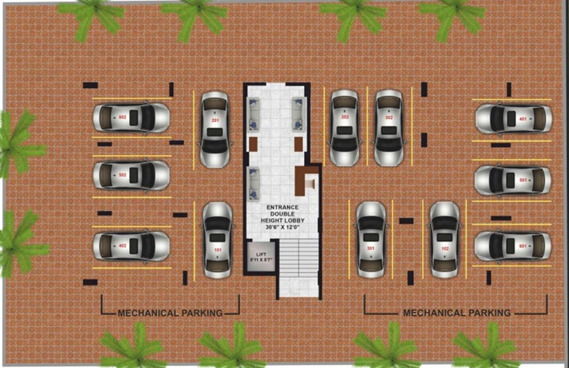 Master Plan of Rushiraj Serenity in Anandvalli, Nashik - Image 228766