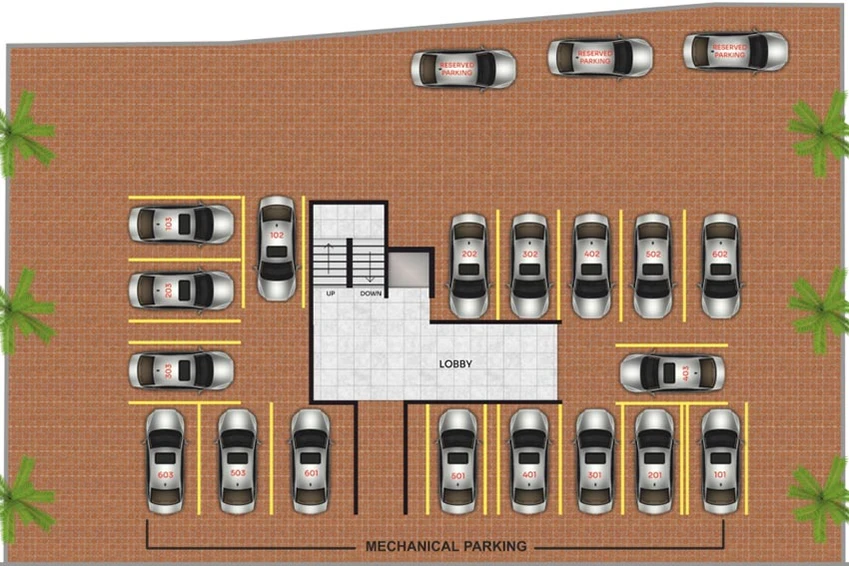 Master Plan of Rushiraj Zodiac in Veer Sawarkar Nagar, Nashik - Image 228778