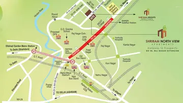 Location of Shri Ram North View Apartment - Image 119395