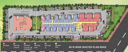 Master Plan of Shri Ram North View Apartment in Raj Nagar Extension, Ghaziabad - Image 119396