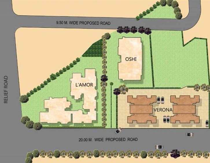Master Plan of Sahyog Verona in Jogeshwari West, Mumbai - Image 272450