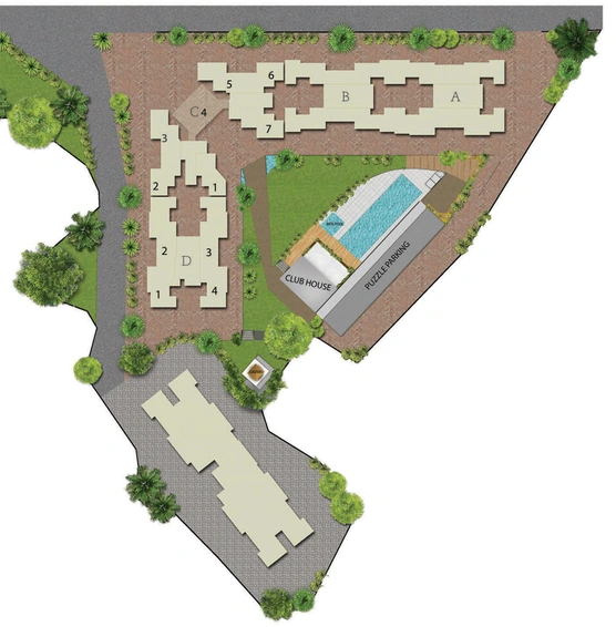 Master Plan of Kakad Paradise in Mira Road East, Thane - Image 226111