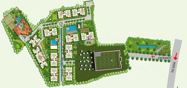 Master Plan of GHD Aangan in Bicholim, Goa - Image 129124