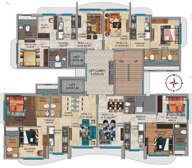 Floor Plan of LK Samarpan in Jogeshwari East, Mumbai - Image 272855