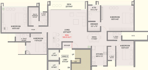 4 BHK Flat in Mangal Signature in Vile Parle East, Mumbai - Image 852840