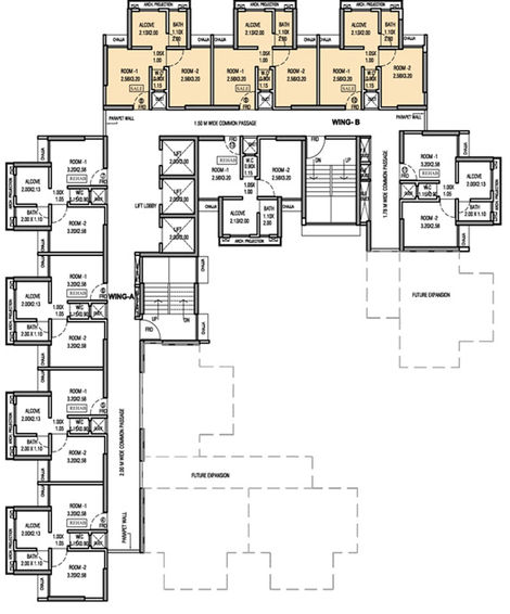 Floor Plan of Shivalik Prabhat Darshan in Khar East, Mumbai - Image 273009