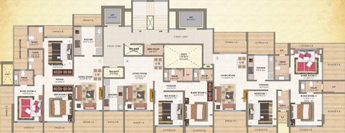 Floor Plan of Choice Ambe Sagar in Mulund West, Mumbai - Image 273053