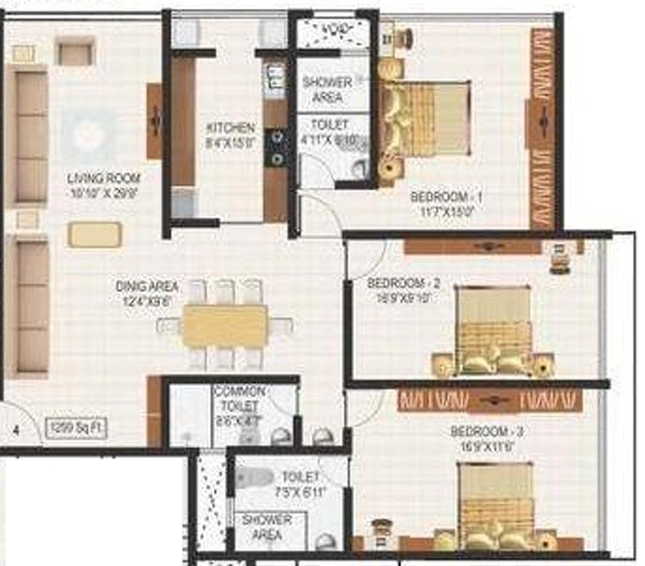 3 BHK Flat in Choice Ambe Bhavan in Ghatkopar East, Mumbai - Image 852866