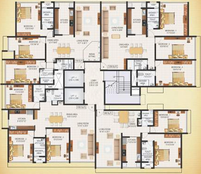 Floor Plan of Choice Ambe Bhavan in Ghatkopar East, Mumbai - Image 273047