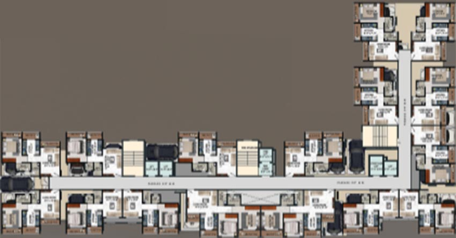 Floor Plan of Yogi Sadan in Bhiwandi, Thane - Image 252970