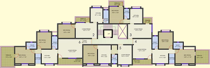 Floor Plan of Jay Samruddhi Palace in Krishna Nagar, Nashik - Image 228128