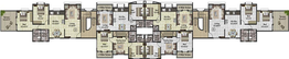 Floor Plan of Jay Vijay Pride in Makhmalabad, Nashik - Image 228264