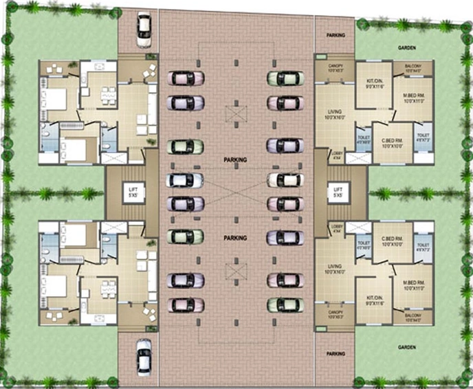 Master Plan of Jay Vijay Sankul in Makhmalabad, Nashik - Image 228288