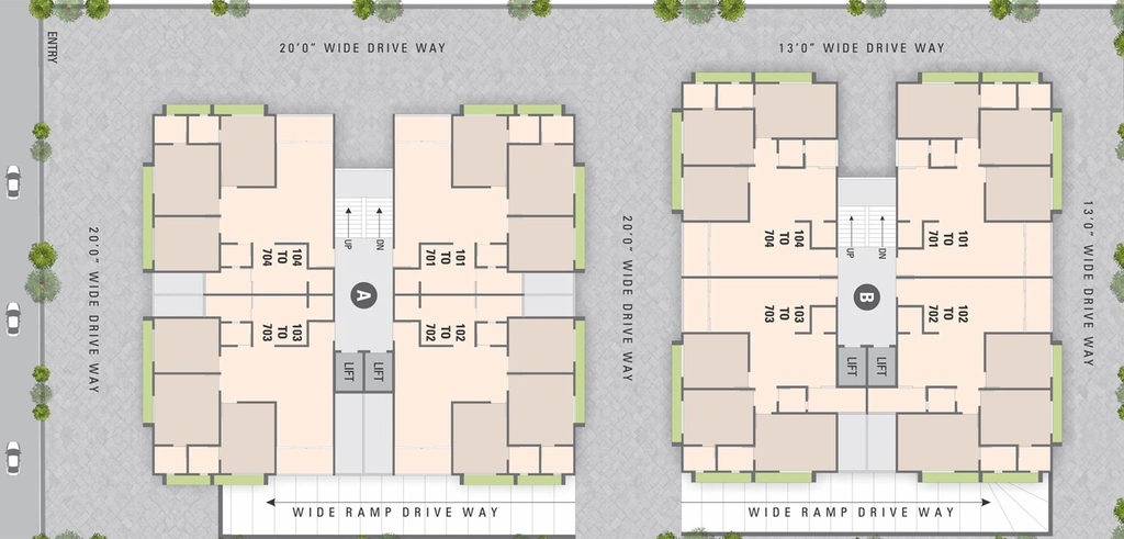 Master Plan of SS Sudharshan Saral in Sola, Ahmedabad - Image 129260