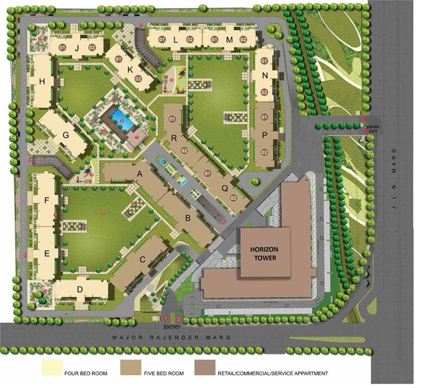 Master Plan of Suncity Jewel of India in Bajaj Nagar, Jaipur - Image 120222