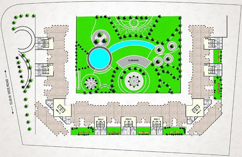 Master Plan of Bhagwati Imperia in Ulwe, Navi Mumbai - Image 238365