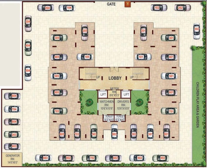 Master Plan of Rajashree The Mornings in Ambika Nagar, Nashik - Image 229340