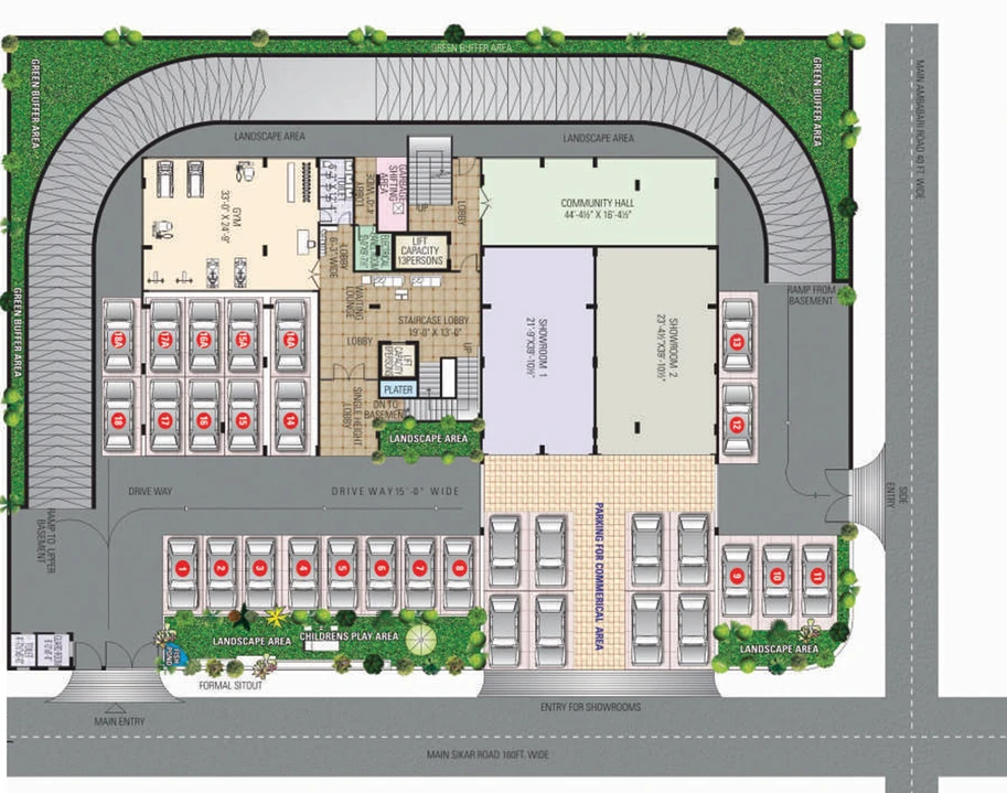Master Plan of Dhanuka Sunshine Kalyan in Ambabari, Jaipur - Image 119482