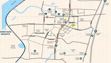 Location of Vidisha Shreyaan Residency - Image 275193