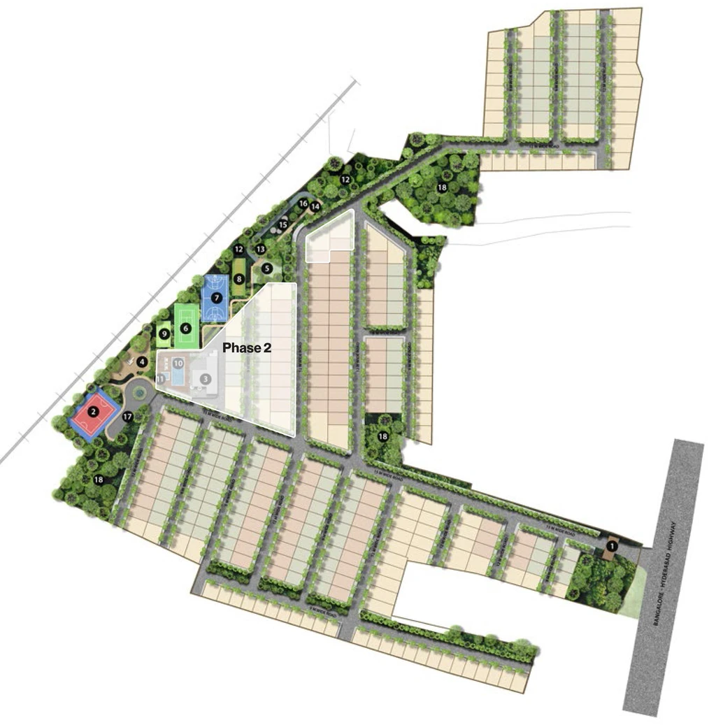 Master Plan of Assetz Promise of Spring in Devanahalli, Bangalore - Image 274670