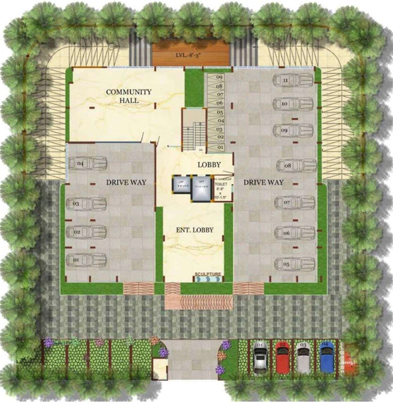 Master Plan of Trimurty Gulmohar in Bani Park, Jaipur - Image 120229
