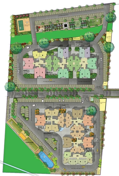 Master Plan of Provident The Tree in Magadi Road, Bangalore - Image 230866