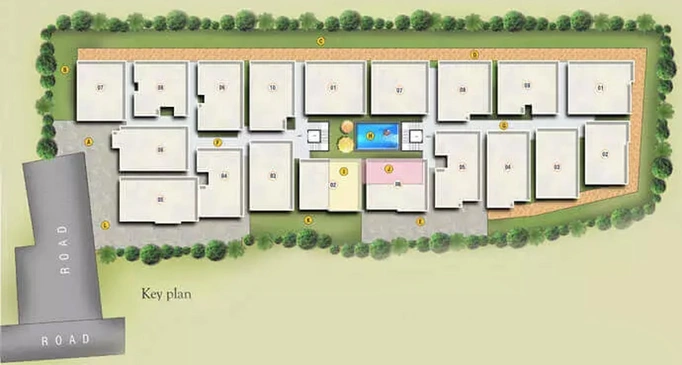 Master Plan of Abhee Nandana in Haralur, Bangalore - Image 230693