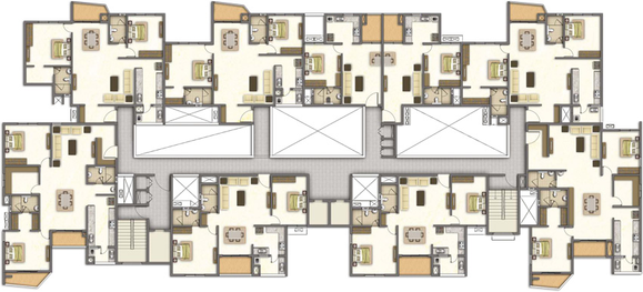 Floor Plan of Meda Water Edge in Sarjapur, Bangalore - Image 231280