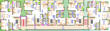 Floor Plan of Mundeshwari Sapphire in Danapur, Patna - Image 246685