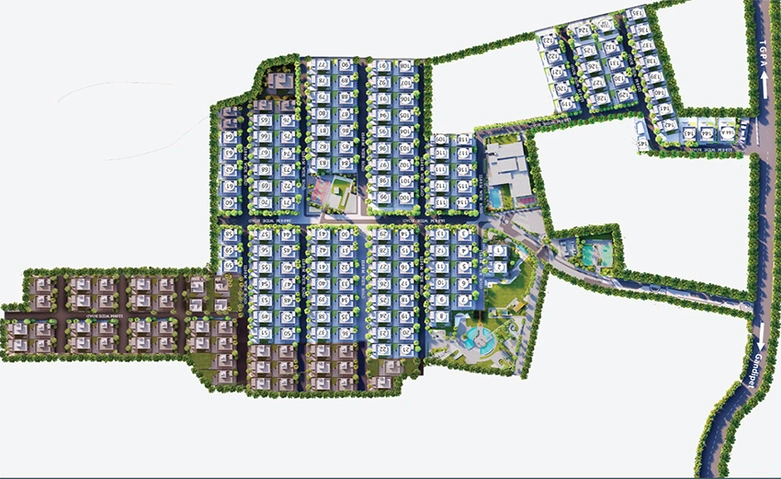 Master Plan of Sri Aditya Aikaa in Gandipet, Hyderabad - Image 230493