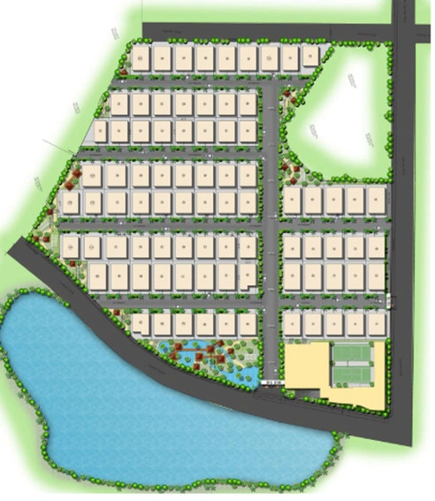 Master Plan of Vessella Cyber Meadows in Kondapur, Hyderabad - Image 235334