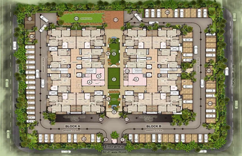Master Plan of Trimurty Kohinoor Garden in Sanganer, Jaipur - Image 120243