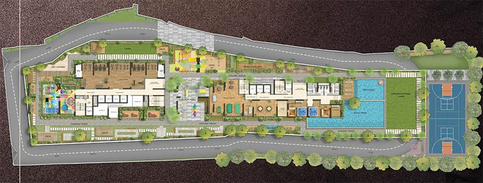 Master Plan of Squarefeet Debonair Classic in Thane West, Thane - Image 252325