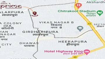 Location of Aadhar Elite Prime - Image 127813