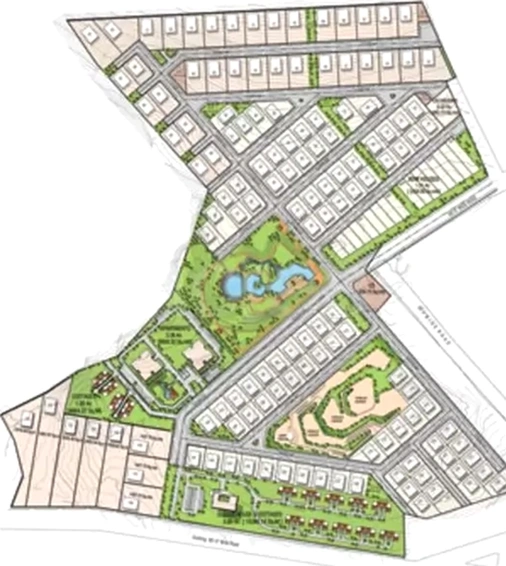 Master Plan of Koncept Whisper Valley in Jubilee Hills, Hyderabad - Image 313633