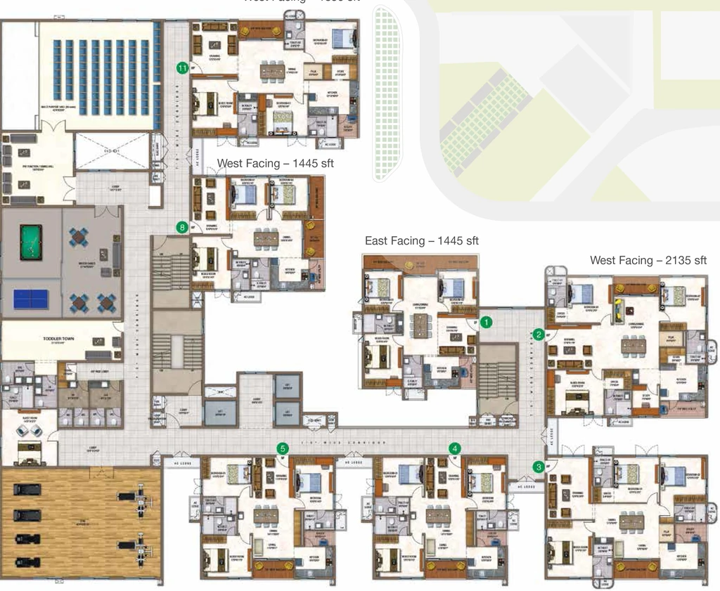 Floor Plan of Ark Kushak in Uppal, Hyderabad - Image 313654