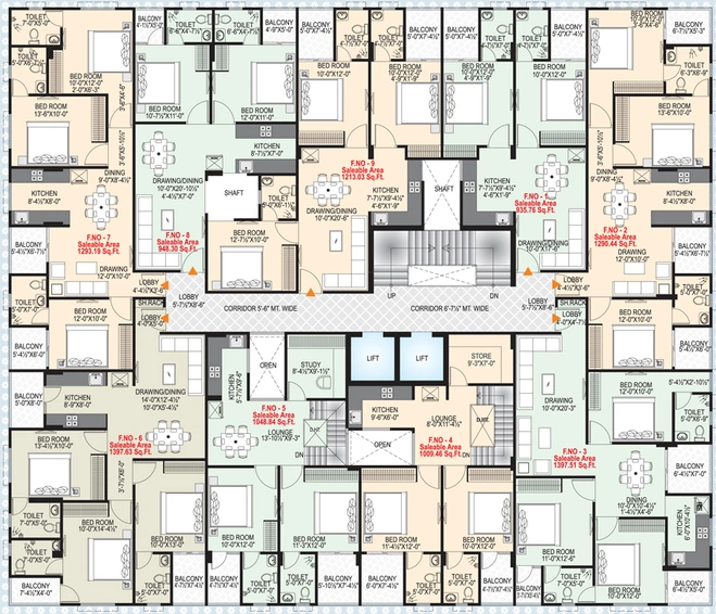 Floor Plan of AA Livspace in Malviya Nagar, Jaipur - Image 127837