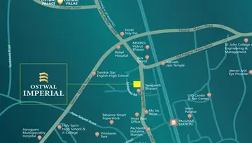 Location of Ostwal Imperial - Image 229135