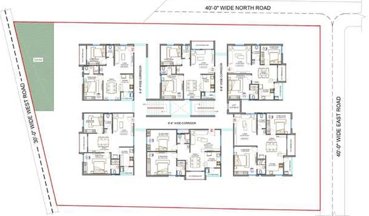 Master Plan of Fortune Nightingale in Puppalaguda, Hyderabad - Image 236077