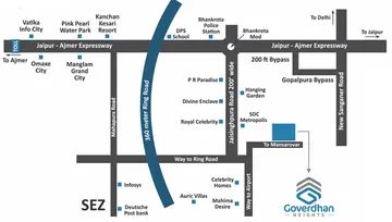 Location of Aashish Govardhan Heights - Image 127845